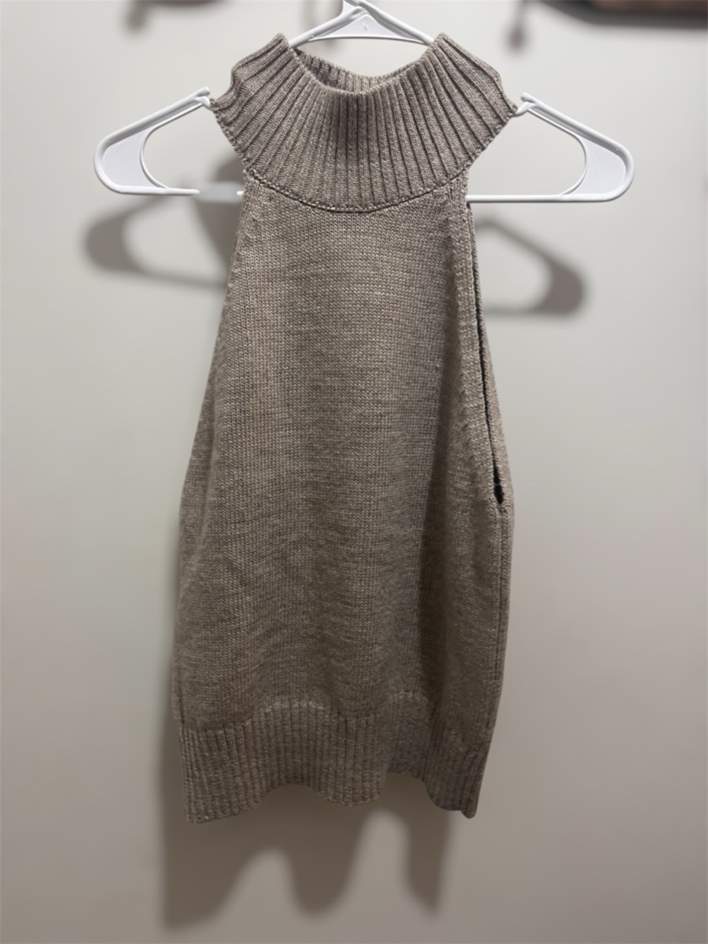 Zara Sleeveless Mock Neck Sweater